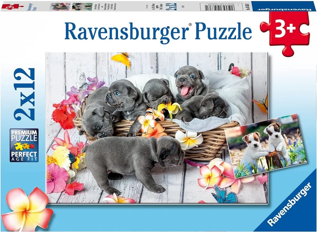 Ravensburger Schattige Haarbolletje Puzzel 12 Stuks - Multicolor
