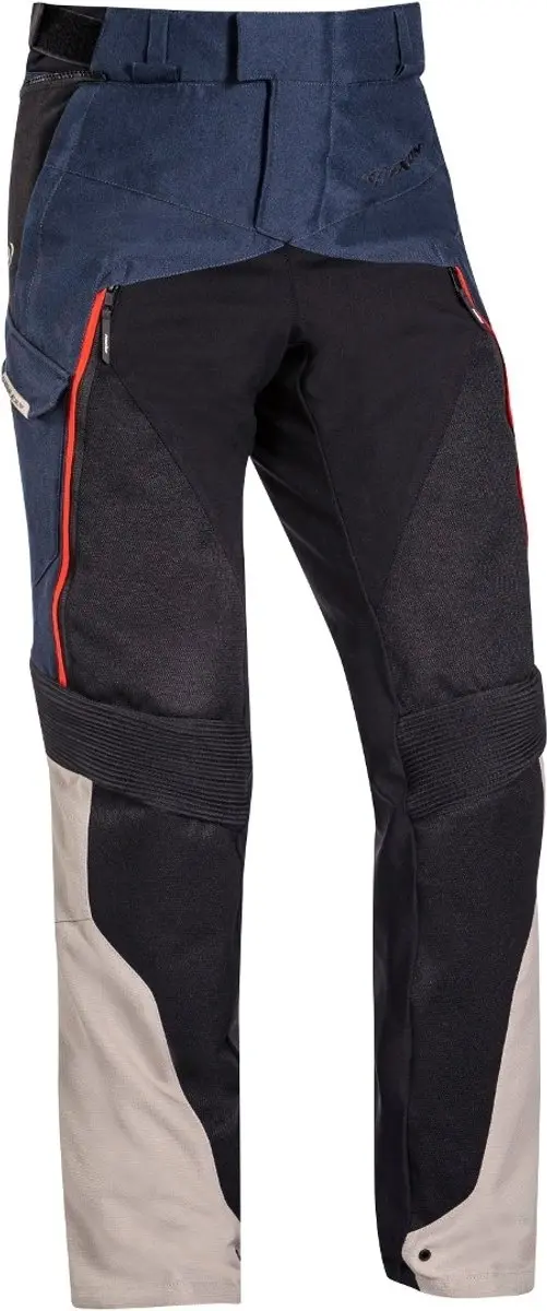 Ixon Eddas PT Grege Marineblauw Zwart Textiele Motorbroek