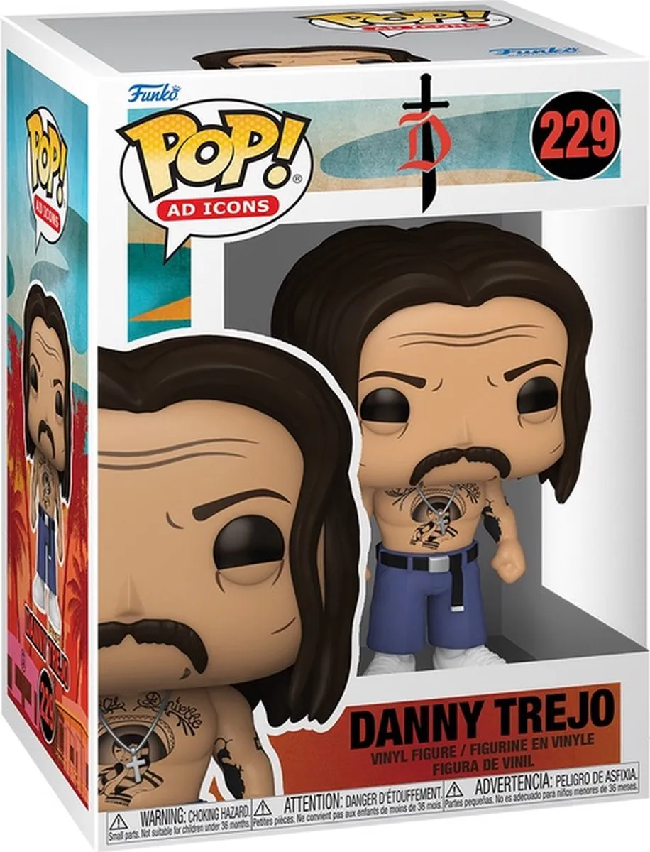 Funko POP! Danny Trejo Icon 229 - Vinyl Figuur 9cm - Multicolor