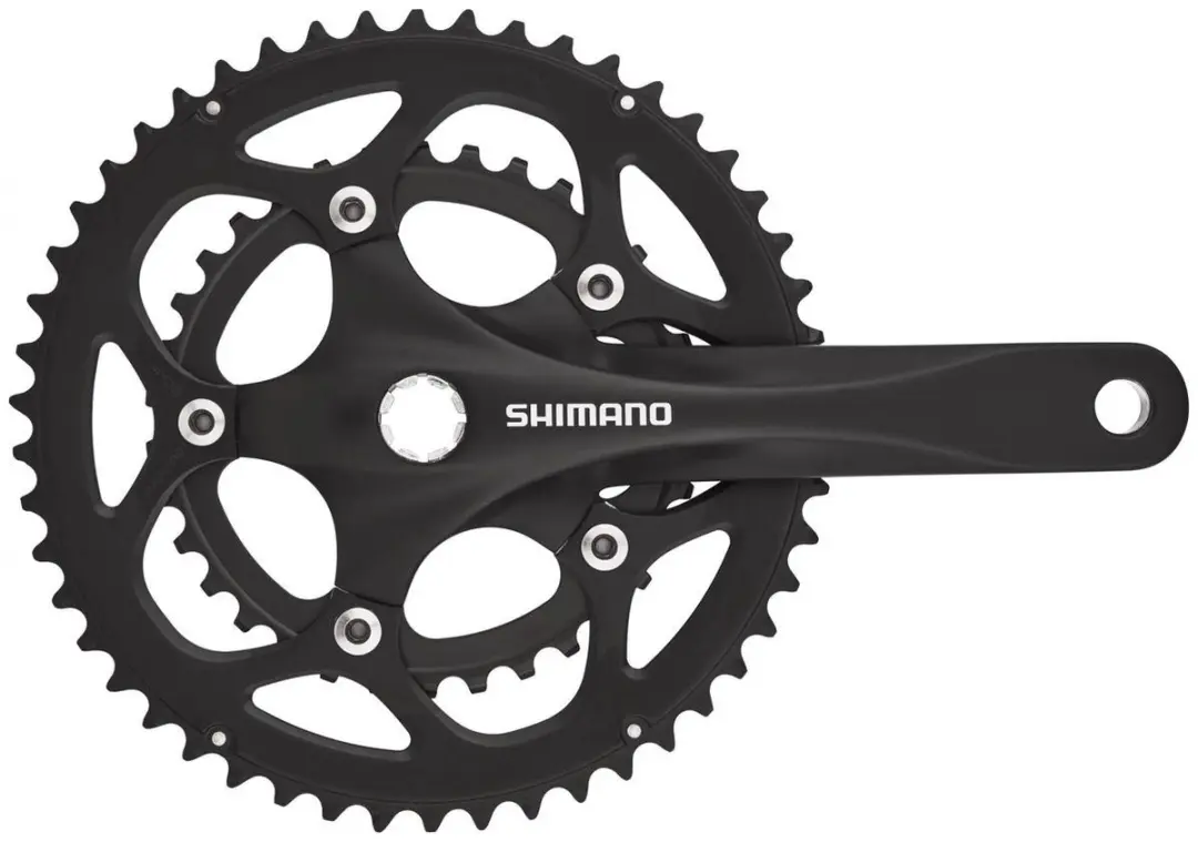 Shimano FC-RS345 Crankstel 2x9 - 175mm - 50/34T - Zwart - afbeelding 2 van 5