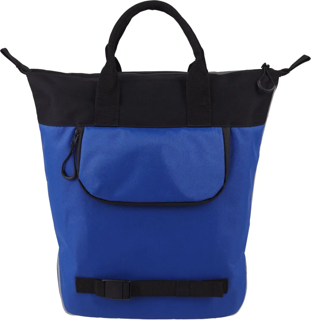 Willex Daily Shopper Fietstas 21L - Zwart/Blauw - afbeelding 2 van 5