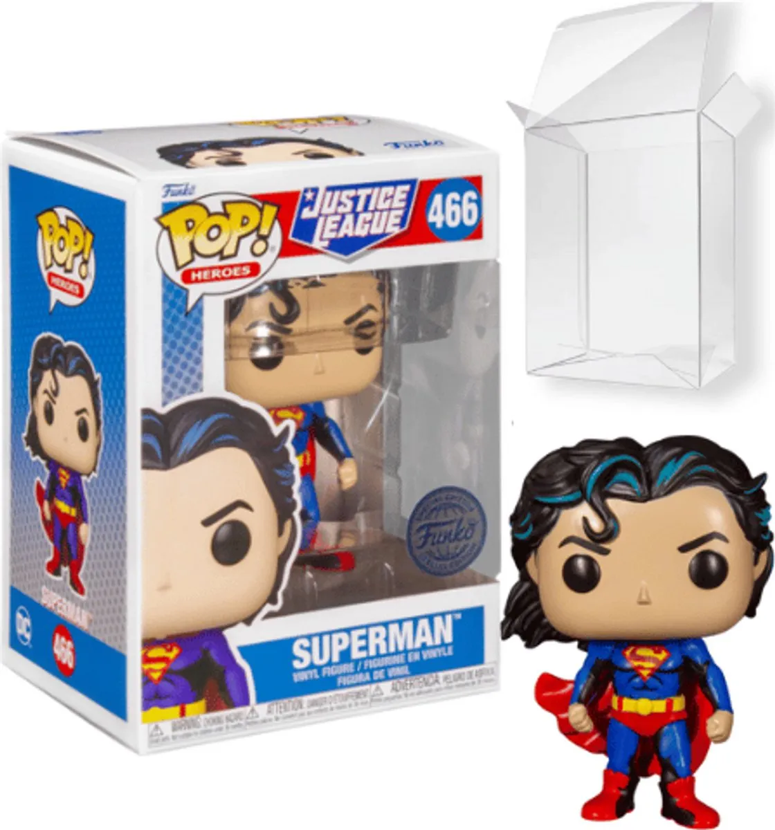 Funko Pop! Justice League Superman #466 - Multicolor