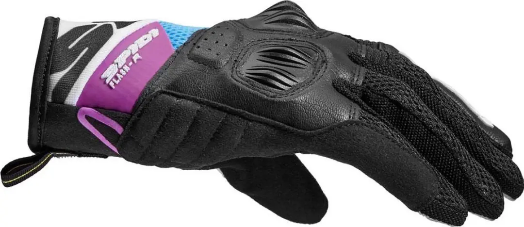 Spidi Flash-r Evo Handschoenen - L - Zwart/Fuchsia