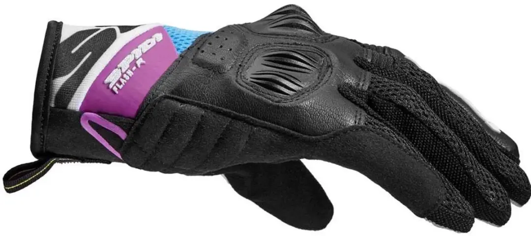 Spidi Flash-r Evo Handschoenen - L - Zwart/Fuchsia