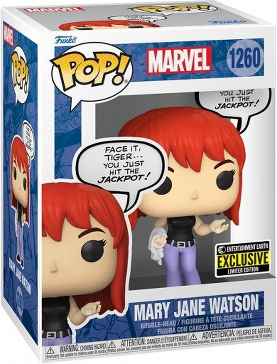 Funko Pop! Marvel Spider-Man Mary Jane Watson 71912 - Multicolor