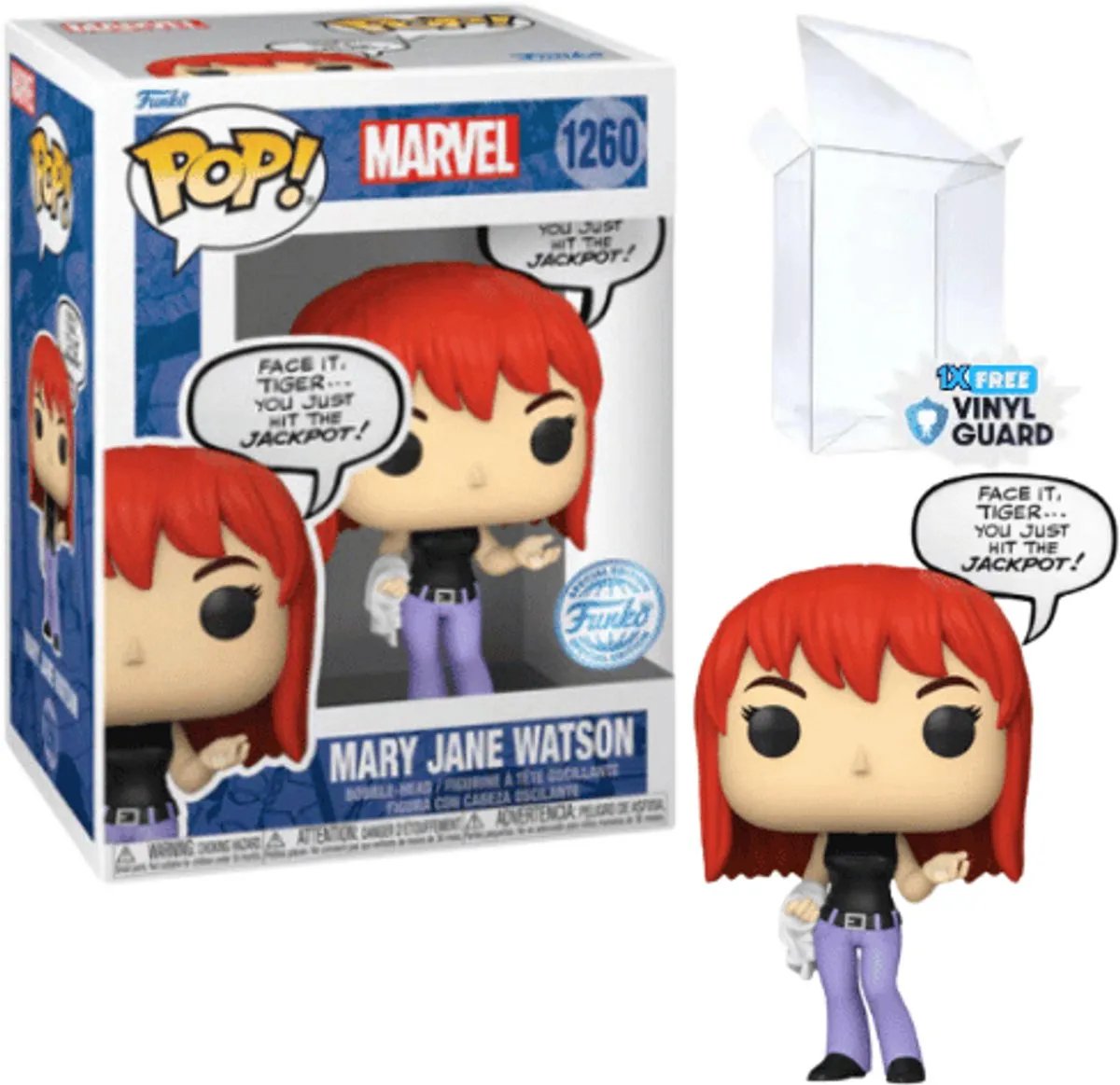 Funko Pop! Marvel Spider-Man Mary Jane Watson 71912 - Multicolor