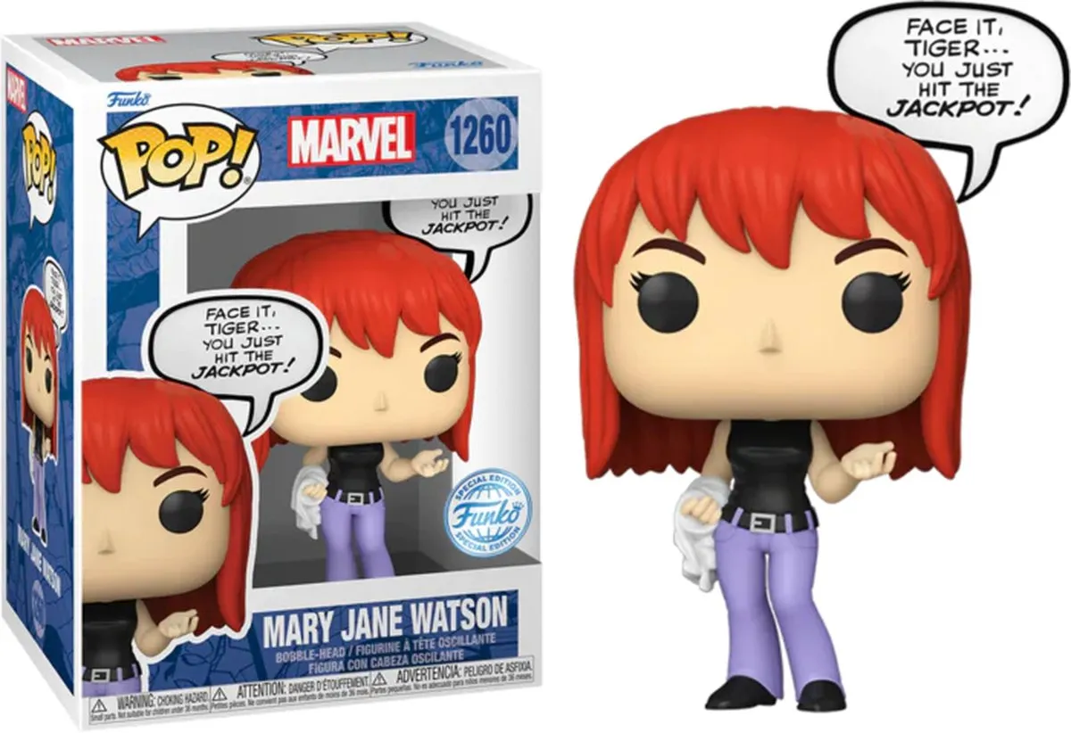 Funko Pop! Marvel Spider-Man Mary Jane Watson 71912 - Multicolor