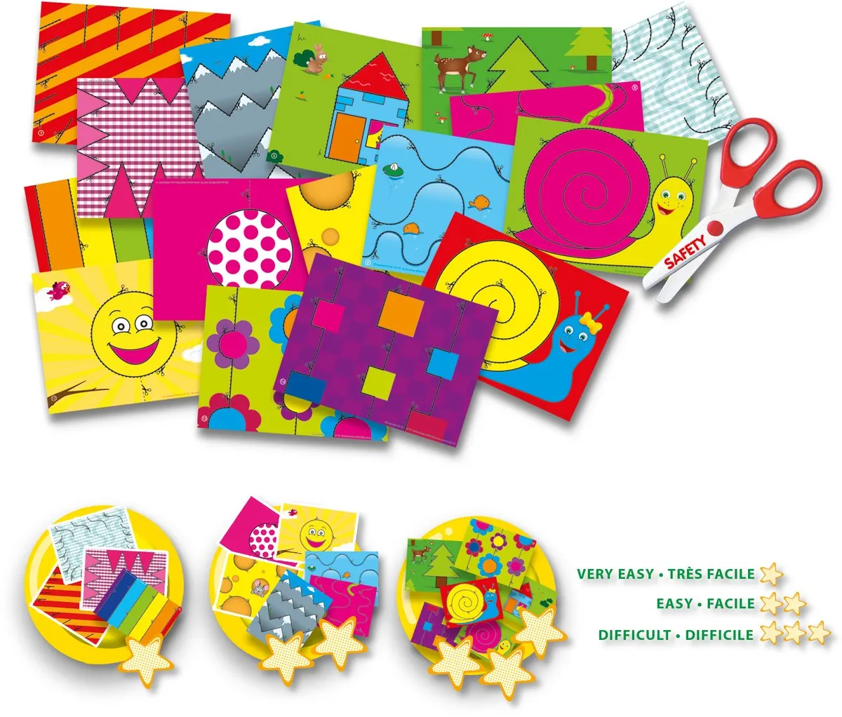 SES Creative Ik Leer Knippen Montessori Speelgoed - 17 Stuks