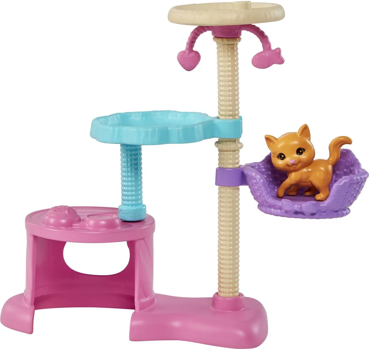 Barbie Kattenspeelplek Speelfigurenset - Meerkleurig