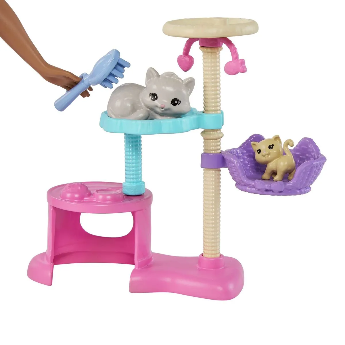 Barbie Kattenspeelplek Speelfigurenset - Meerkleurig