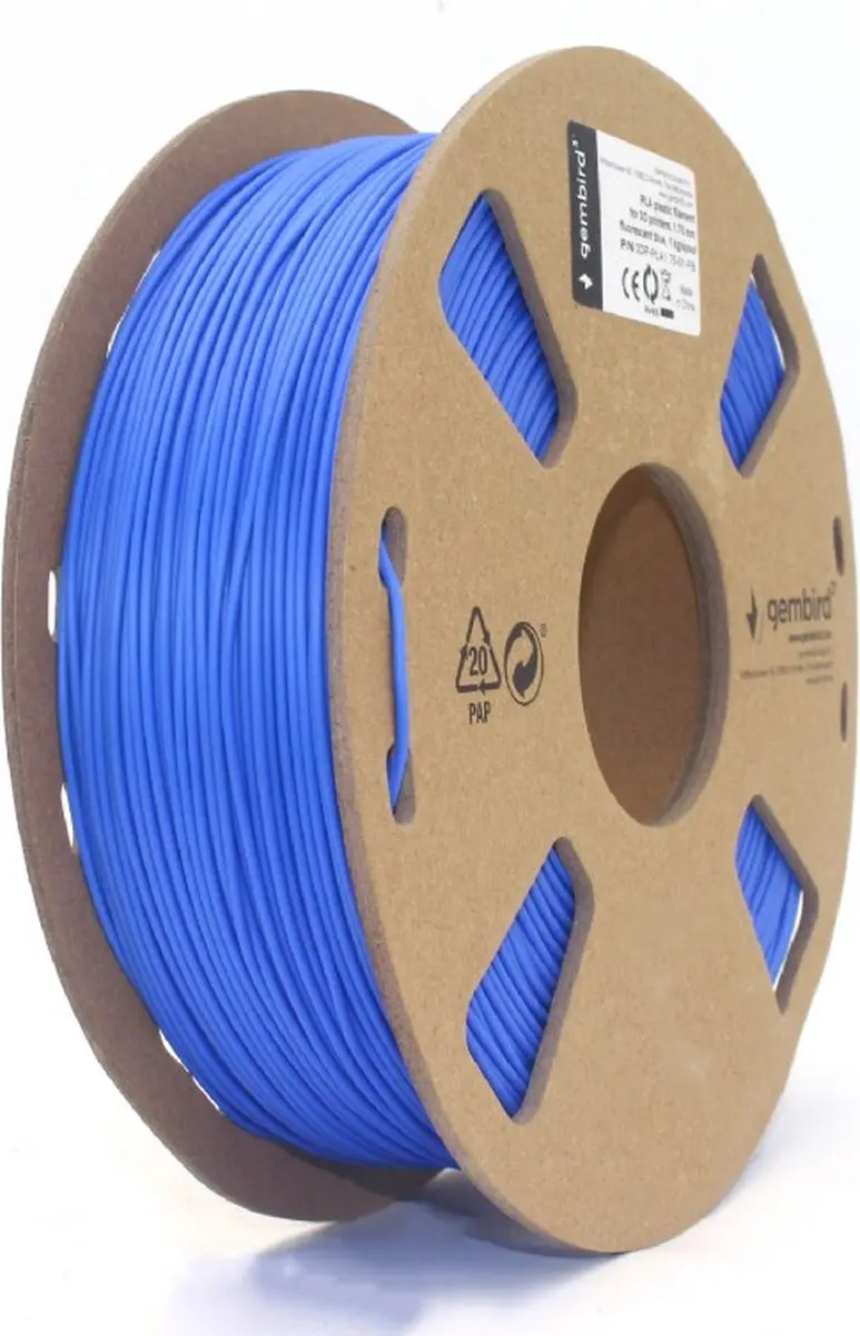 Gembird PLA 1.75mm Fluorblauw 1kg