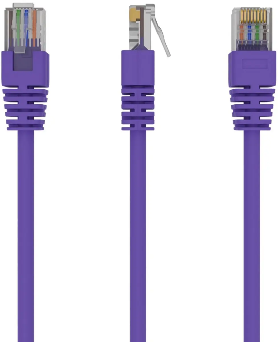 Cablexpert PP12-1M/V Netwerkkabel UTP Cat5E - Paars - afbeelding 6 van 6