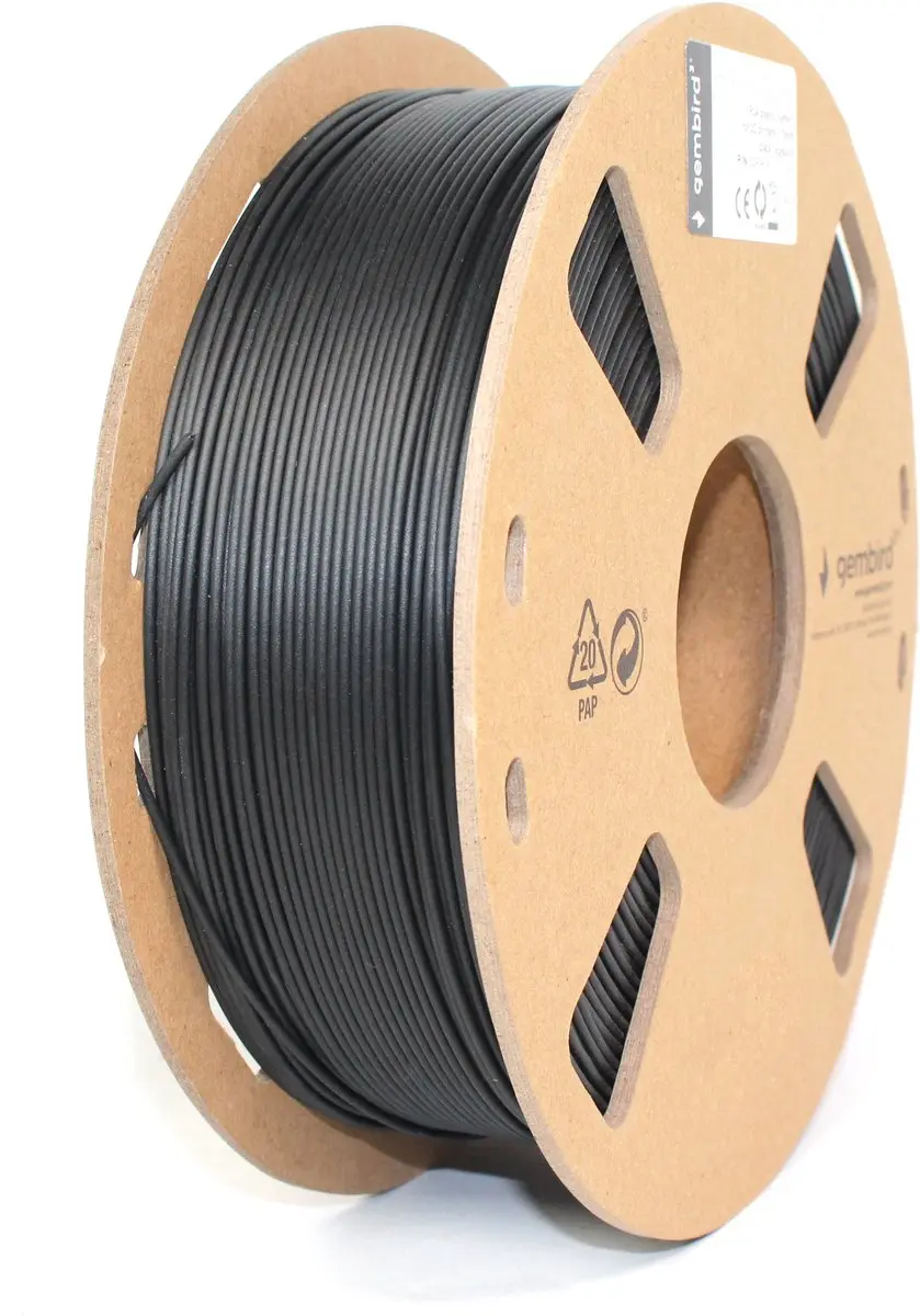 PLA Zwart 1.75 mm, 1 kg