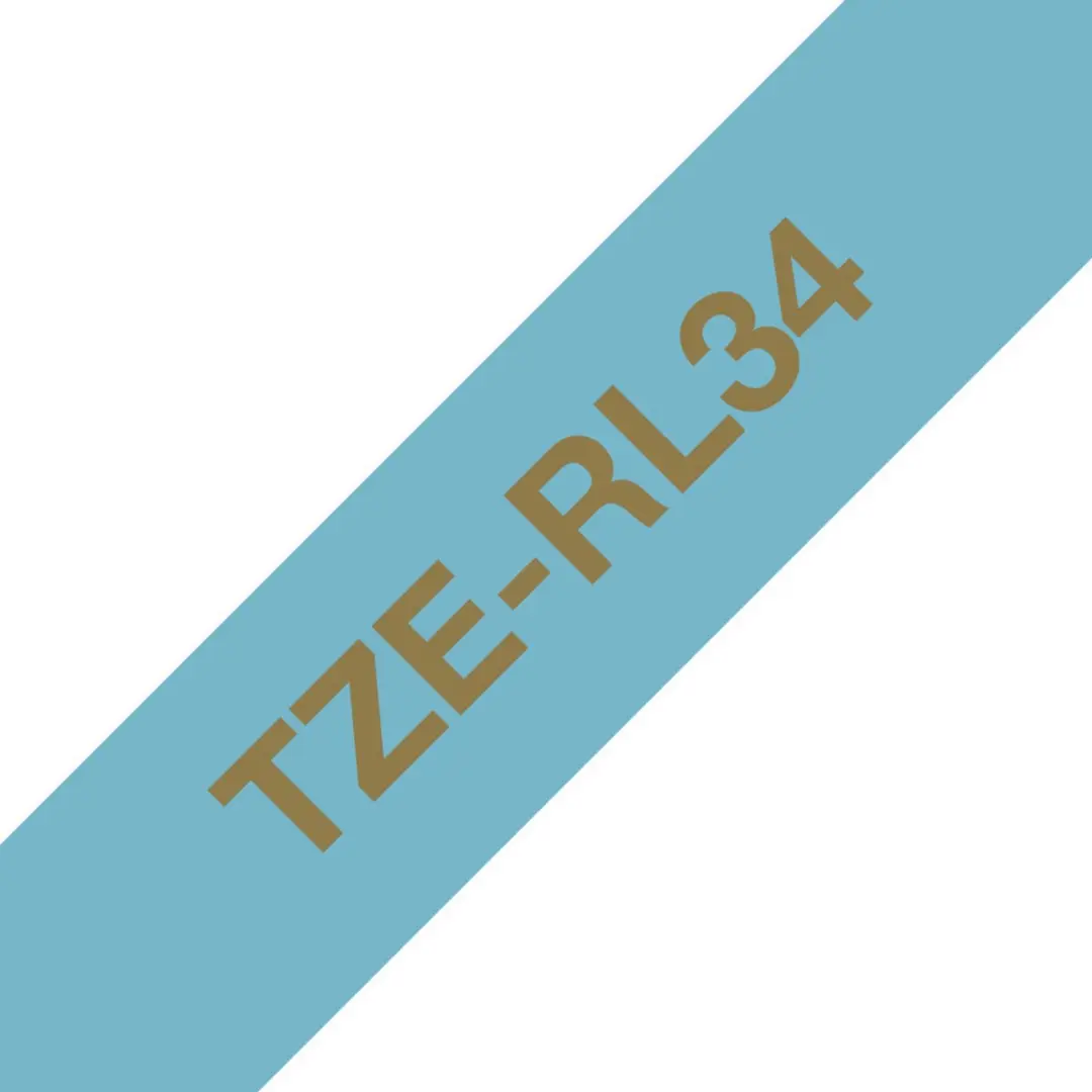 Brother TZE-RL34 Printerlint - Goud
