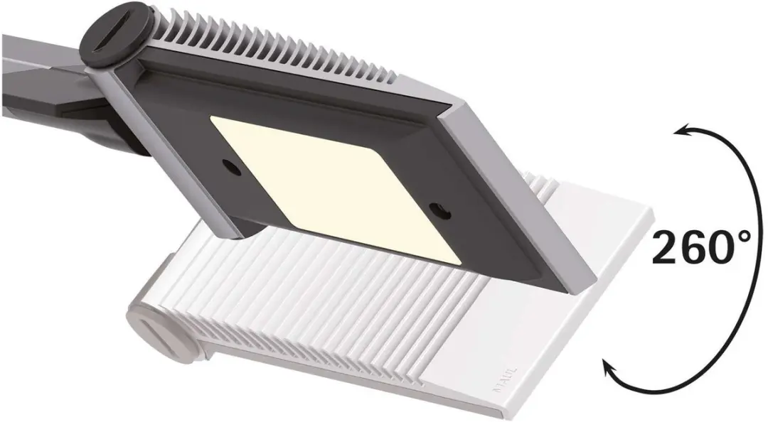 MAUL optimus Bureaulamp LED 5W - Zilver - afbeelding 4 van 6