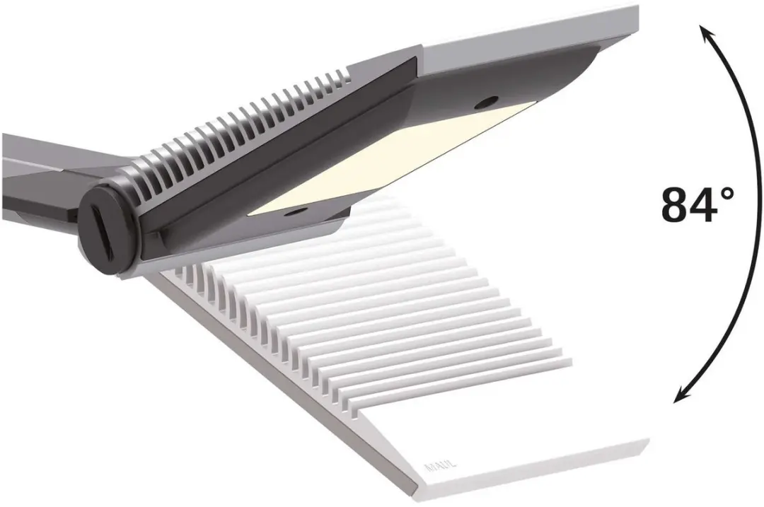 MAUL optimus Bureaulamp LED 5W - Zilver - afbeelding 6 van 6