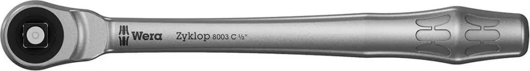 8003 C Zyklop Metal-ratel met 1/2 doorsteekvierka