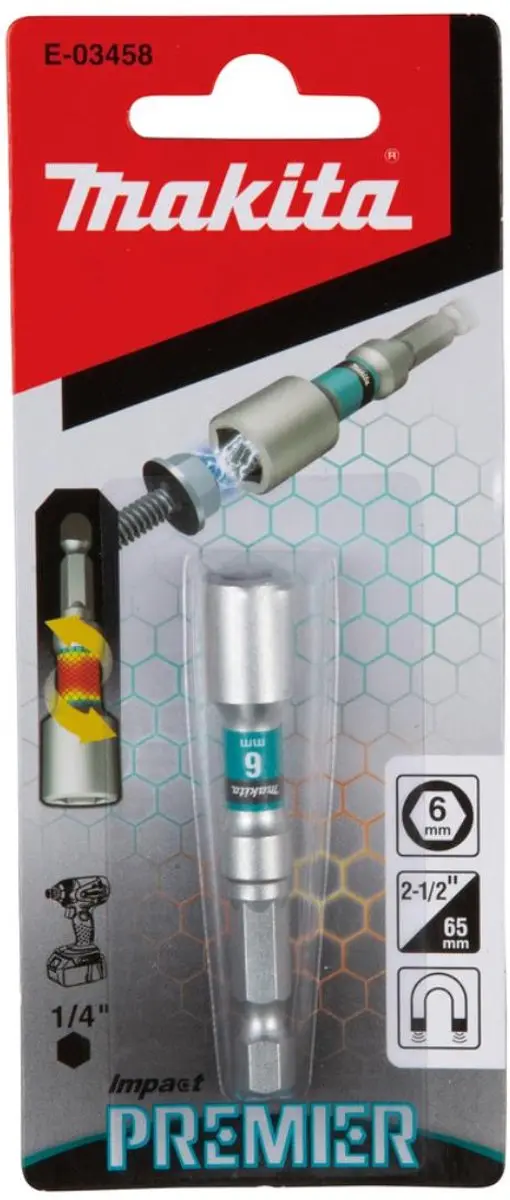 Makita E-03458 Torsie-steeksleutel 6 mm - afbeelding 4 van 4
