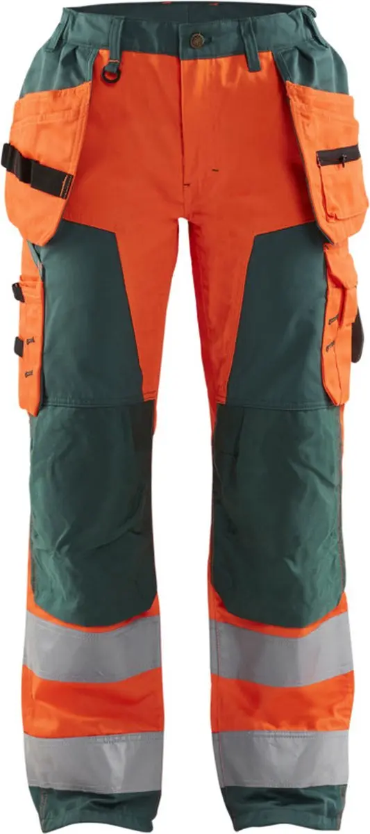 Blaklader Dames werkbroek High Vis met spijkerzakken 7156-1811