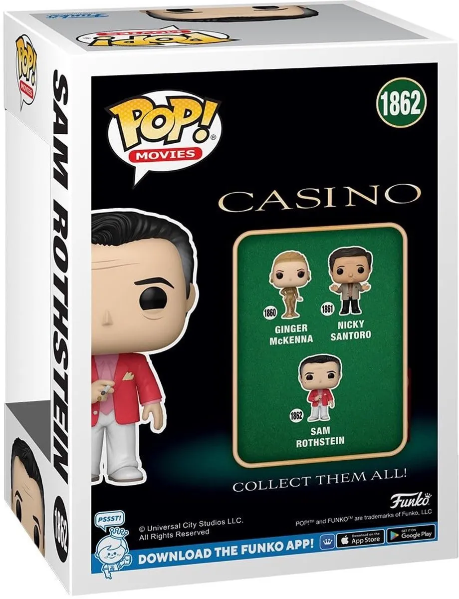 Funko Pop Movies Casino Sam Rothstein #1862 - Multi