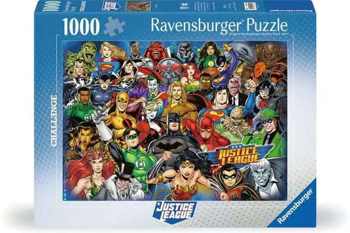 Ravensburger DC Comics Justice League Puzzel 1000 Stuks - Multicolor