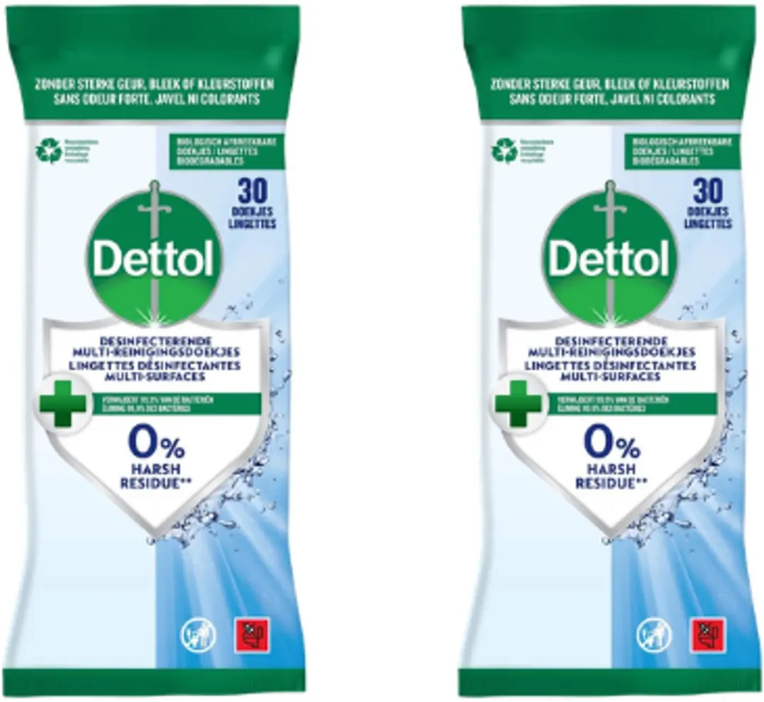 Dettol Desinfecterende Reinigingsdoekjes