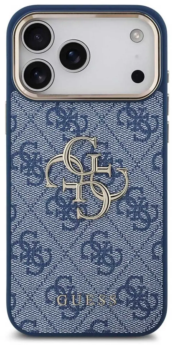 Guess iPhone 17 Pro Back Cover - Blauw - GUHCP17L4GMGCBL
