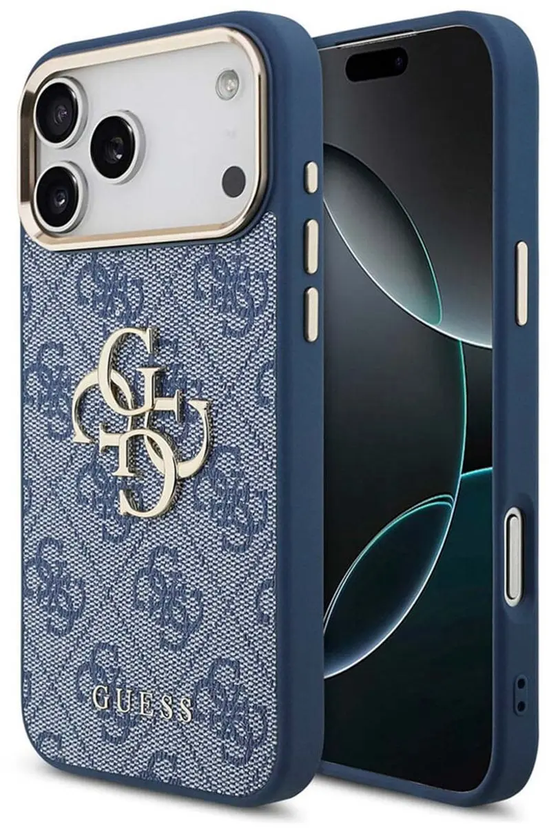 Guess iPhone 17 Pro Back Cover - Blauw - GUHCP17L4GMGCBL