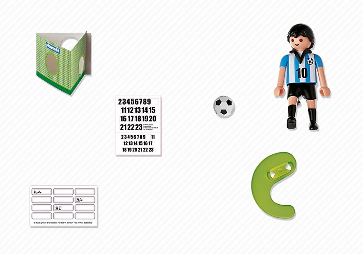 Playmobil Voetbalspeler Argentinië 4705 - Meerkleurig