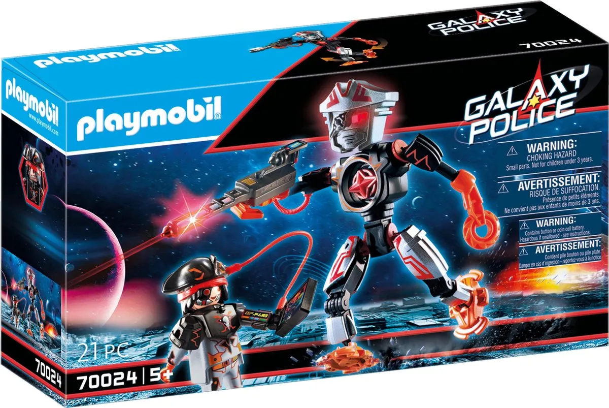 Playmobil Galaxy Police Piratenrobot 70024