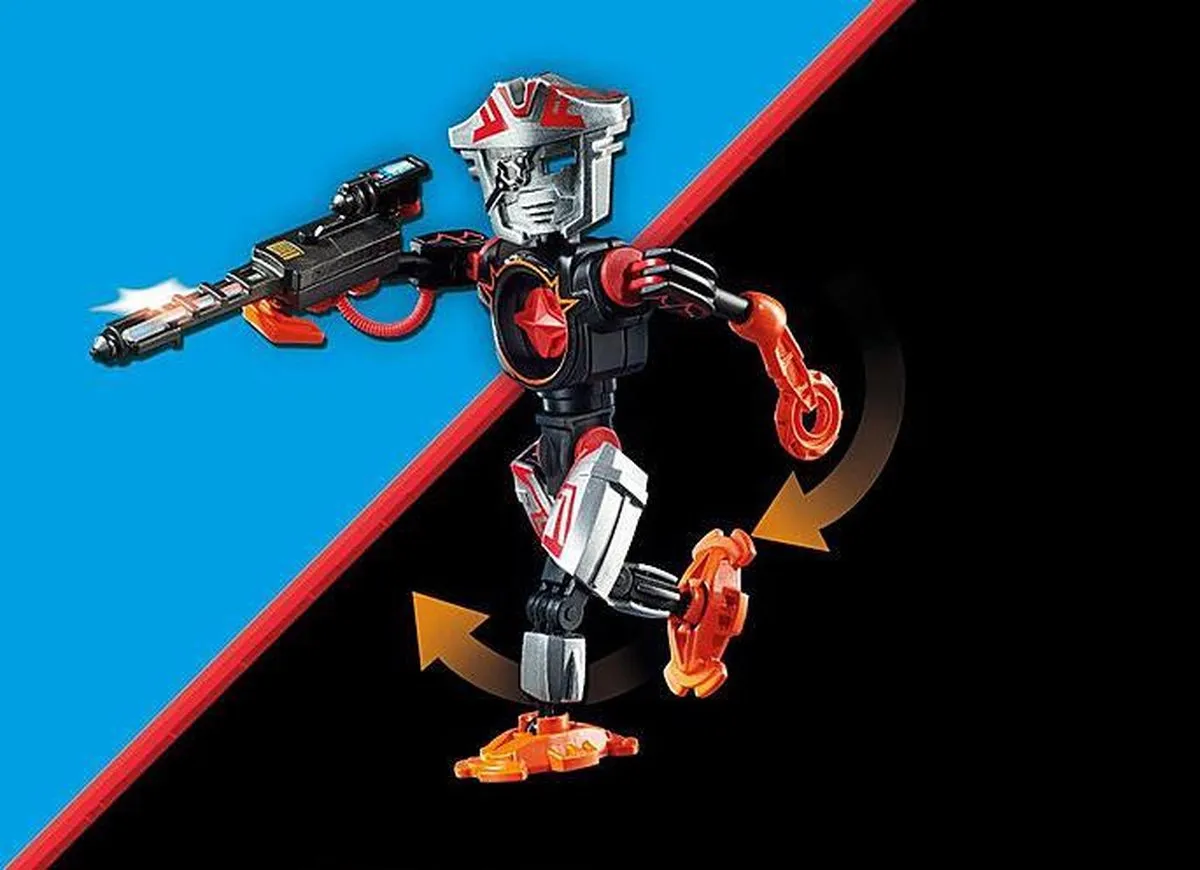Playmobil Galaxy Police Piratenrobot 70024 - Multicolor - afbeelding 6 van 6
