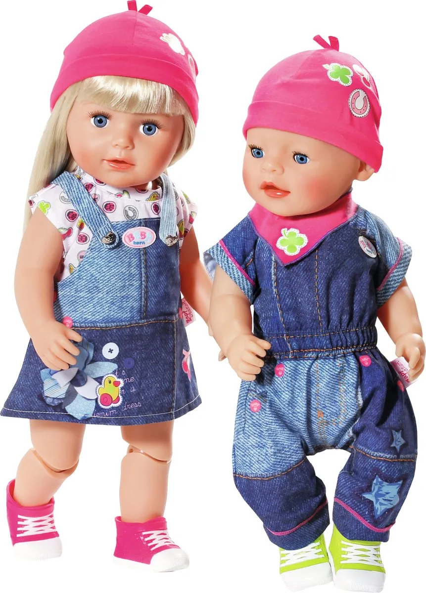 Baby Born Deluxe Jeans Collection 43 - Limoen