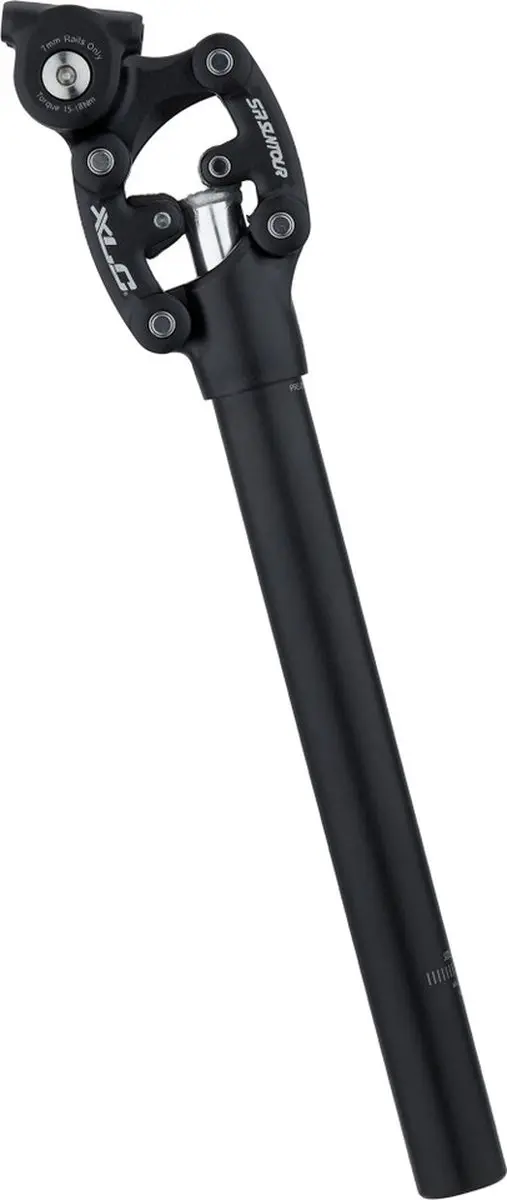 XLC Suspension SP-S11 Zadelpen 350mm - 27.2mm - Zwart - afbeelding 3 van 4