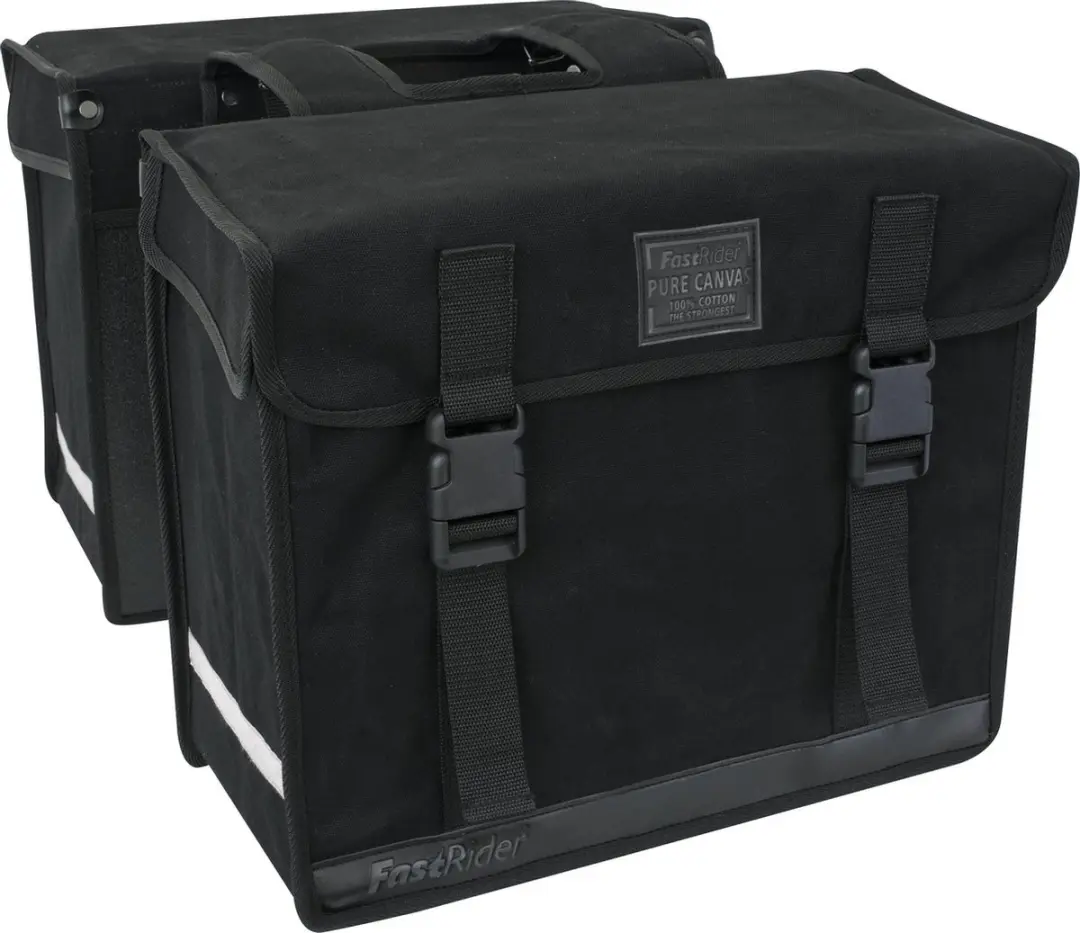 FastRider Canvas Hybride 36 Dubbele Fietstas