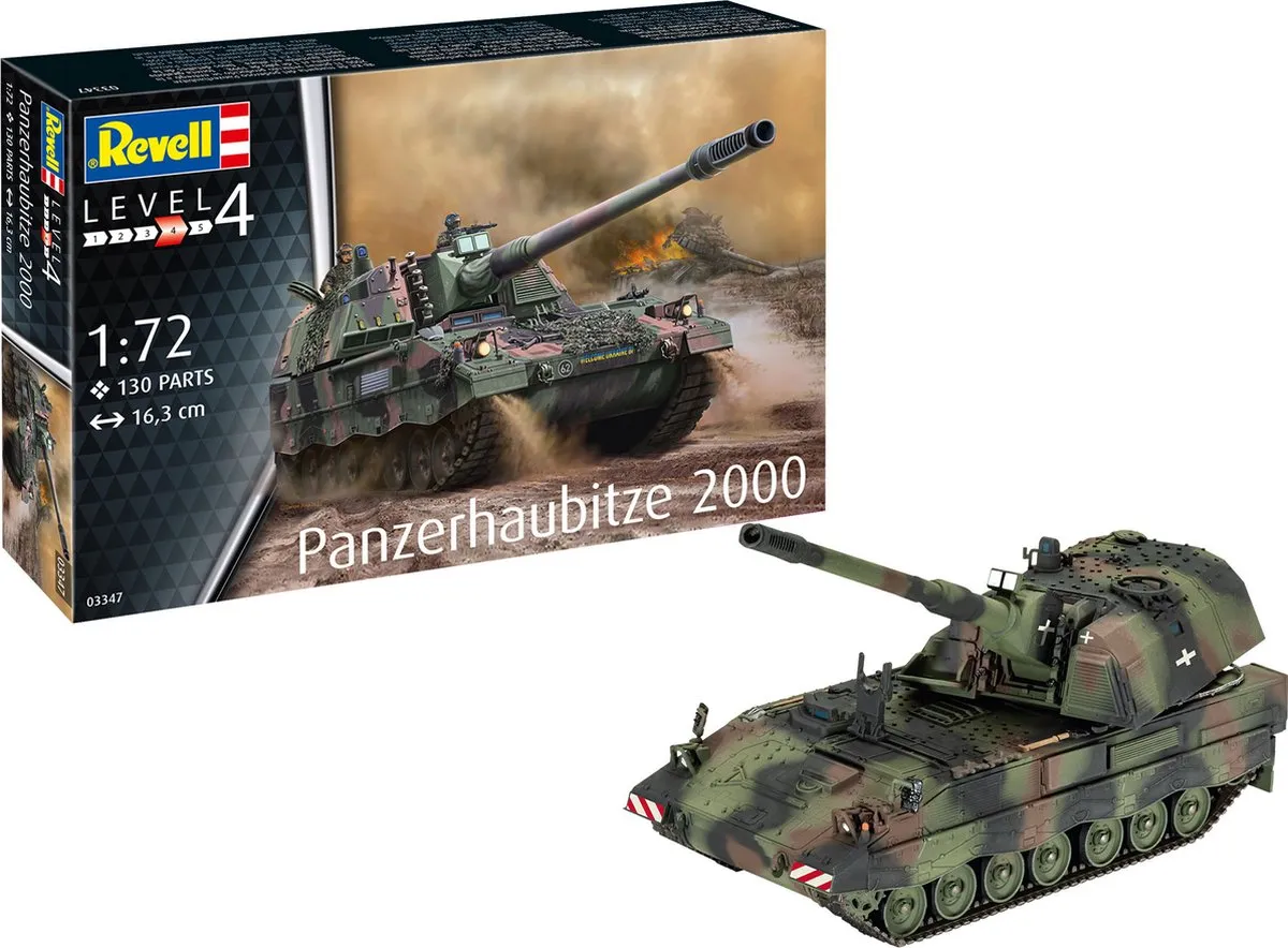 Revell 03347 Panzerhaubitze 2000 Modelbouwpakket 1:72