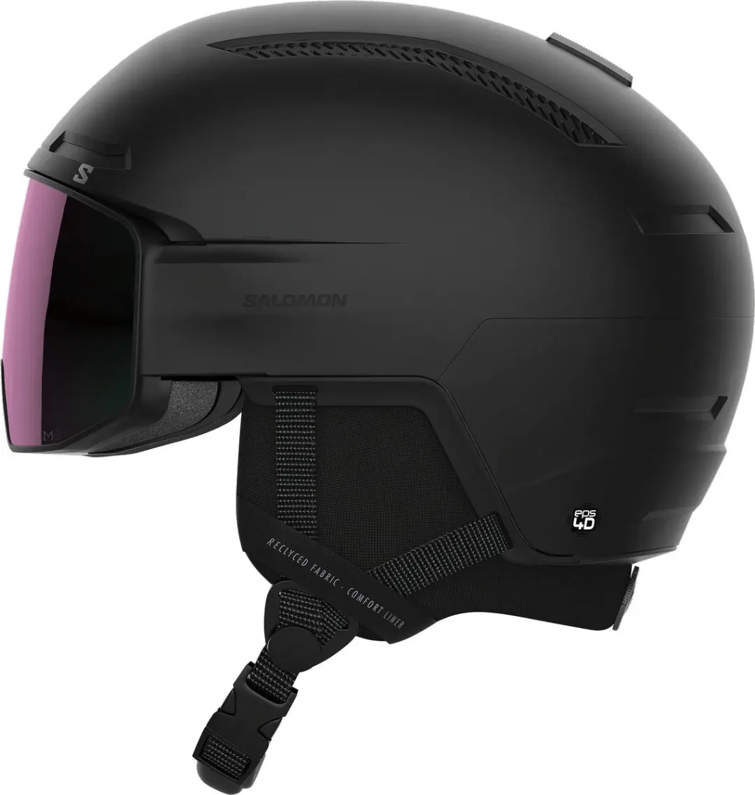 Salomon Driver Pro Skihelm Matzwart - Maat L - afbeelding 2 van 6