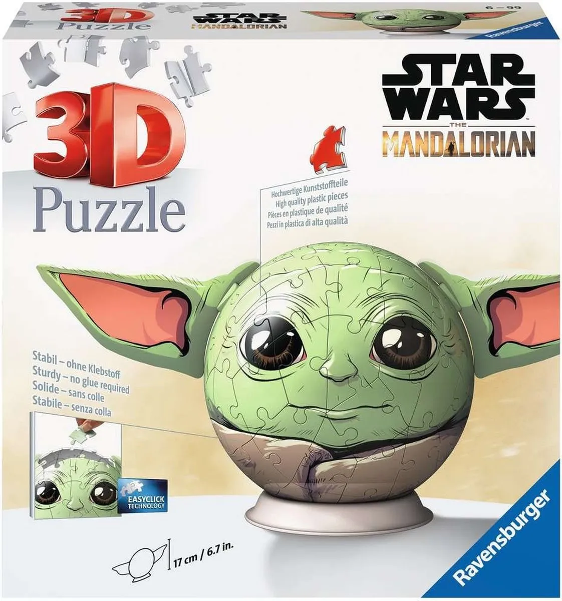 Ravensburger Mandalorian Grogu 3D Puzzel 77 Stuks