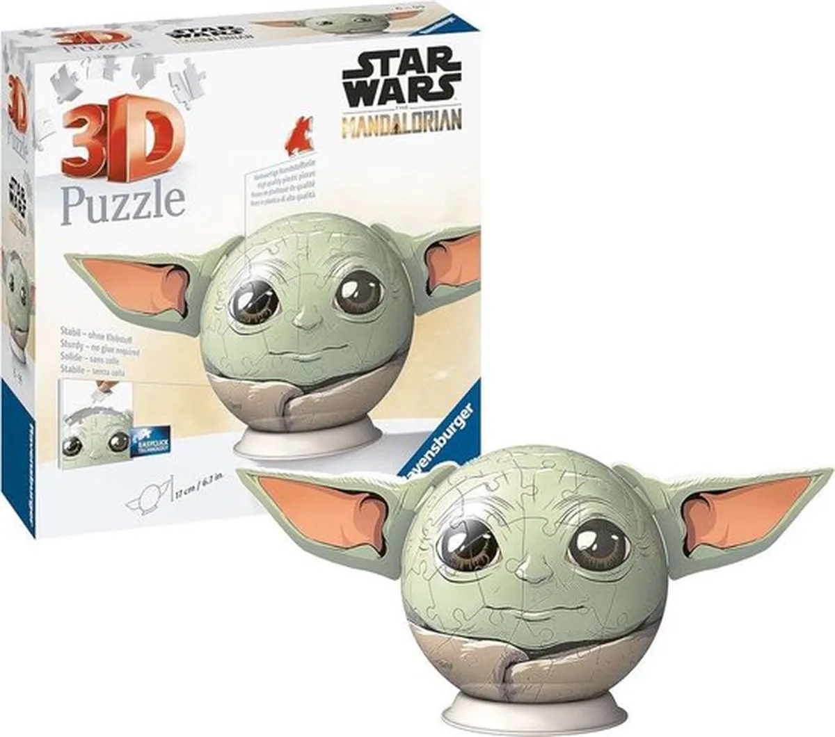Ravensburger Mandalorian Grogu 3D Puzzel 77 Stuks - Multicolor