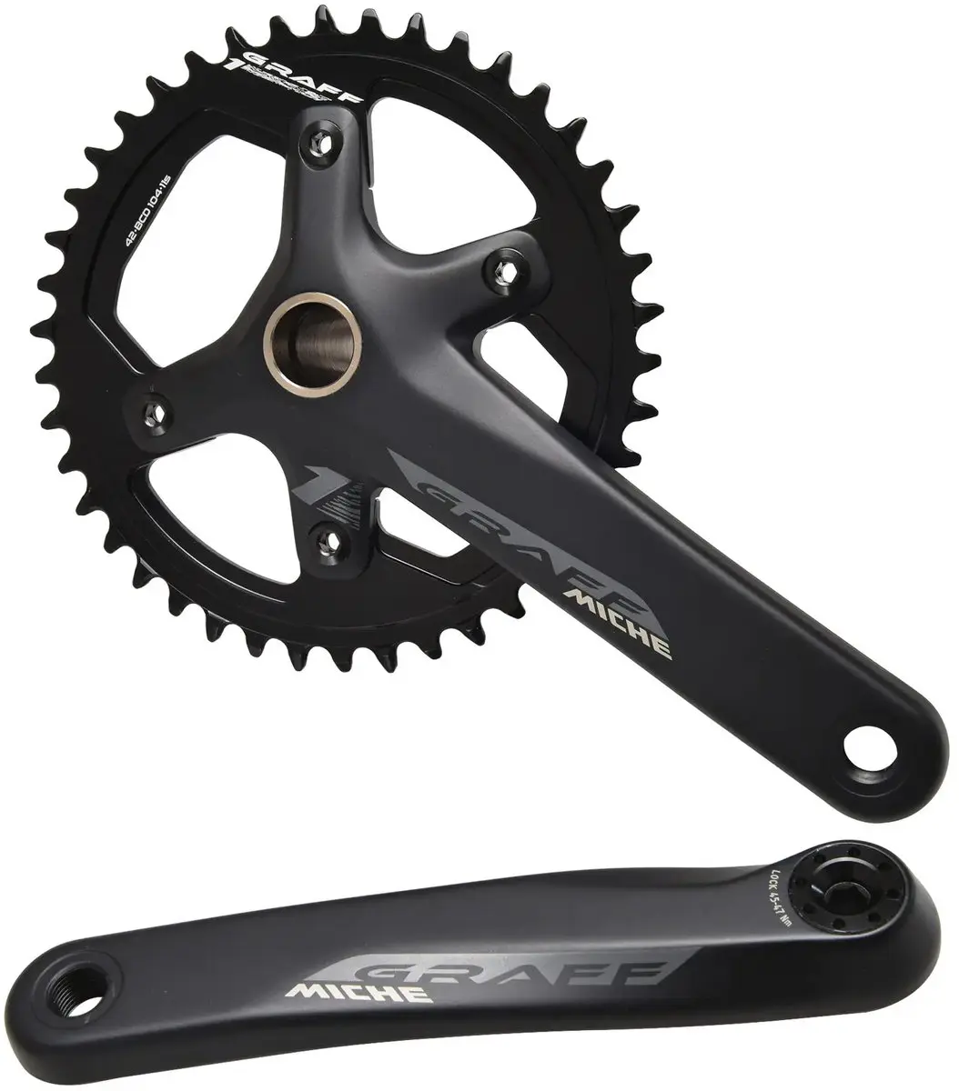 Miche Graff One Pedalen 175mm - Zwart - afbeelding 2 van 2