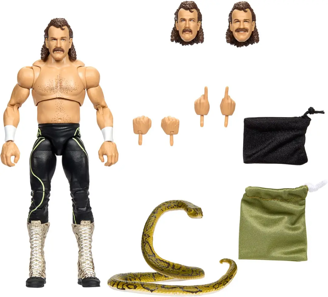 WWE 6 INCH ULTIMATE EDITION FIGURE: JAKE THE SNAKE