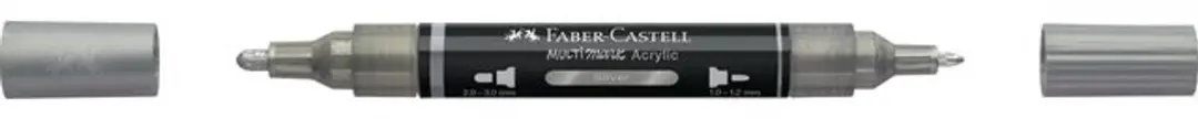 Acrylmarker Faber Castell Multimark 251 silver