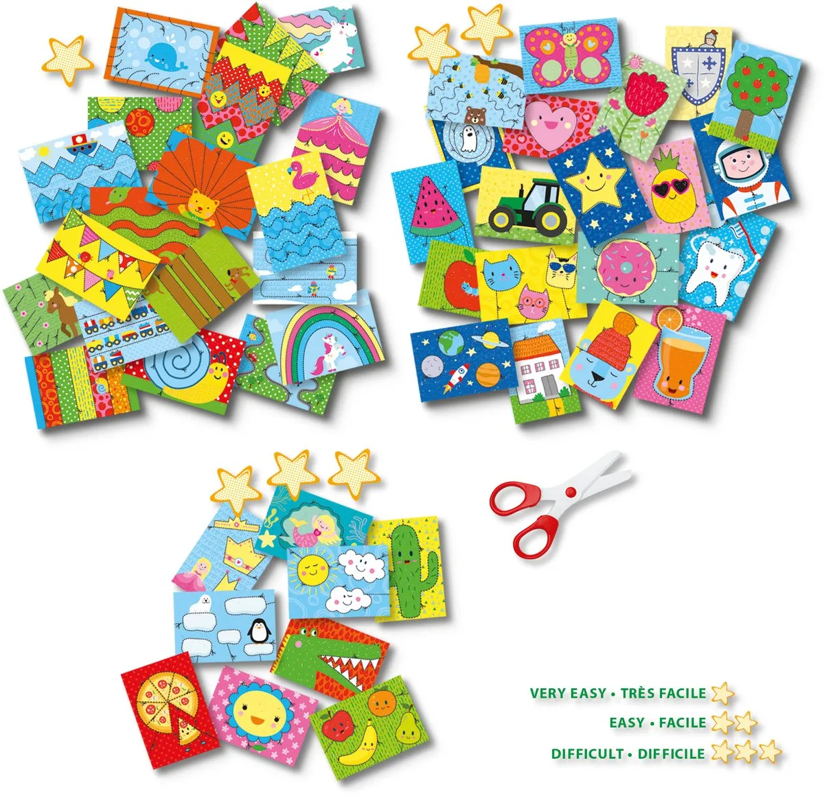 SES Creative Ik Leer Knippen Mega Set - Knutselpakket - 48 Knipvellen