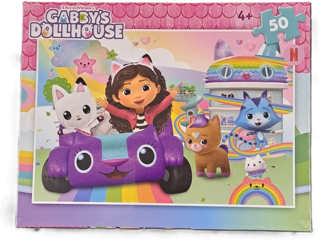 Gabby's Dollhouse Puzzel Regenboog 50 stukjes 4+