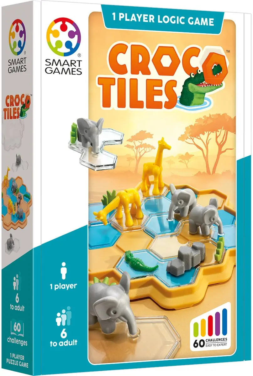 SmartGames Croco Tiles SG 457 Logisch Denkspel