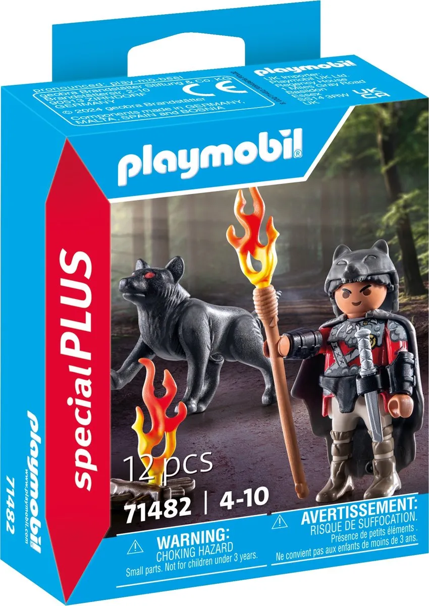 Playmobil Special Plus Krijger met wolf 71482