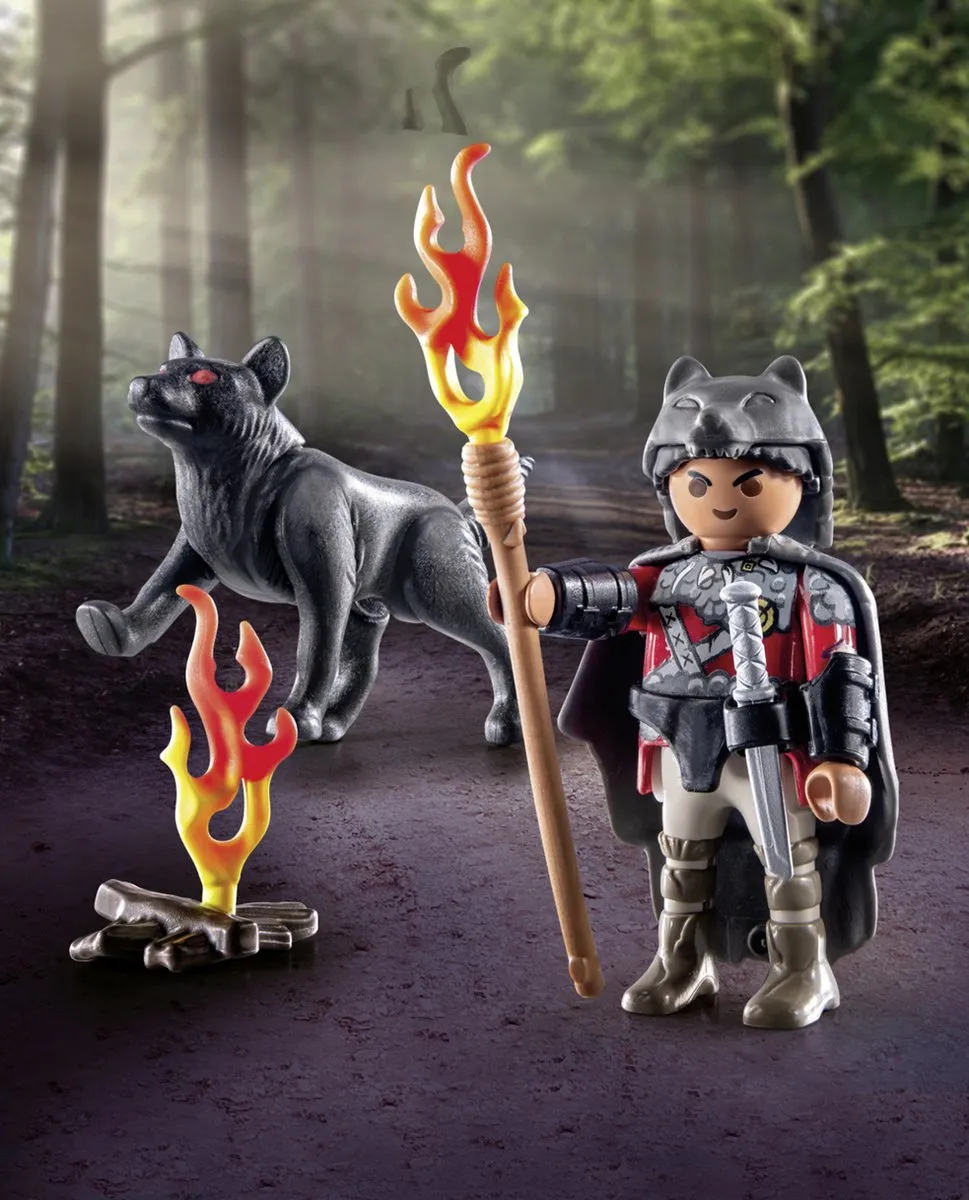 Playmobil Special Plus Krijger met wolf 71482