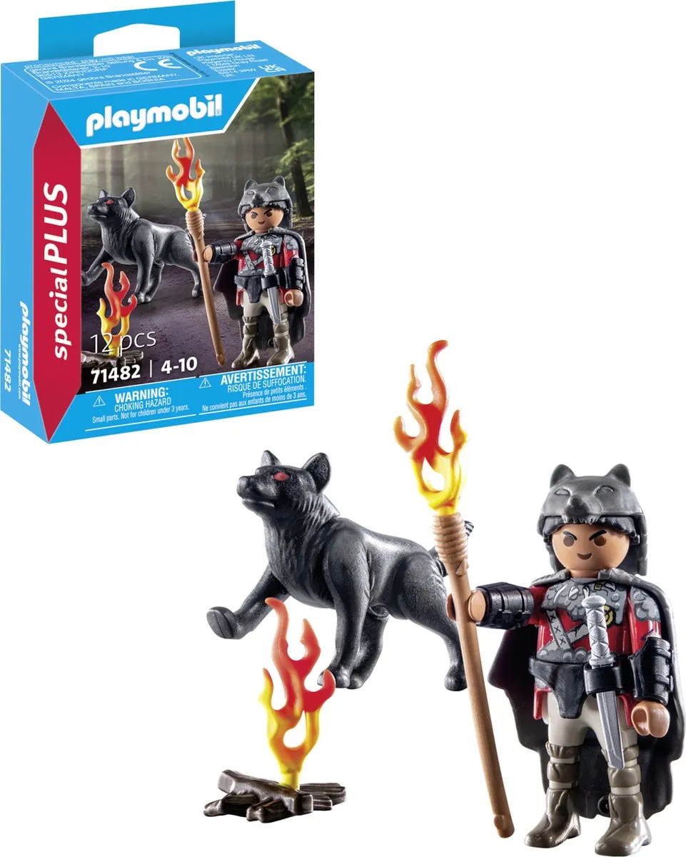 Playmobil Special Plus Krijger met wolf 71482