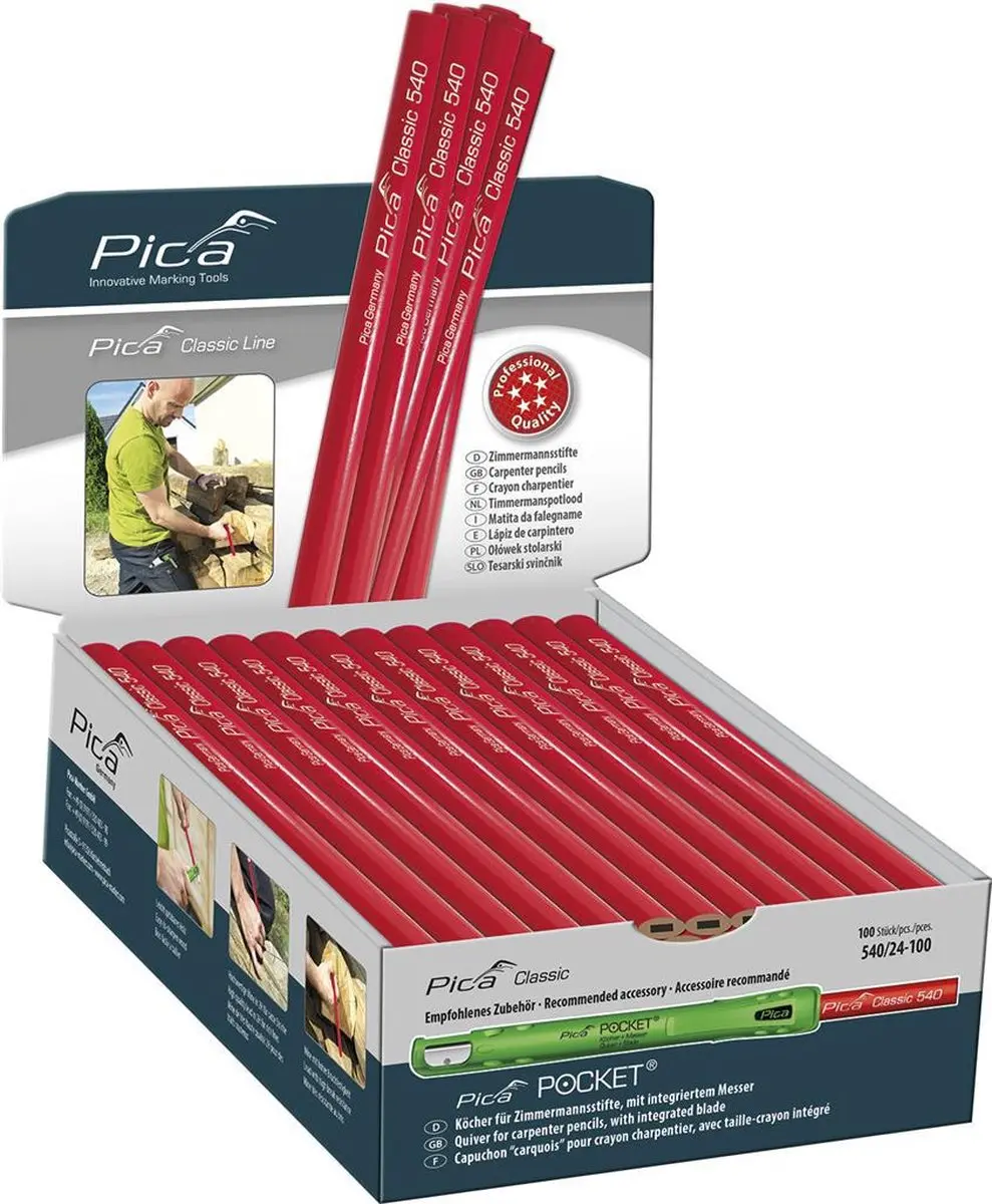 Pica 540/30 Timmermanspotloden 30 cm display VE=100