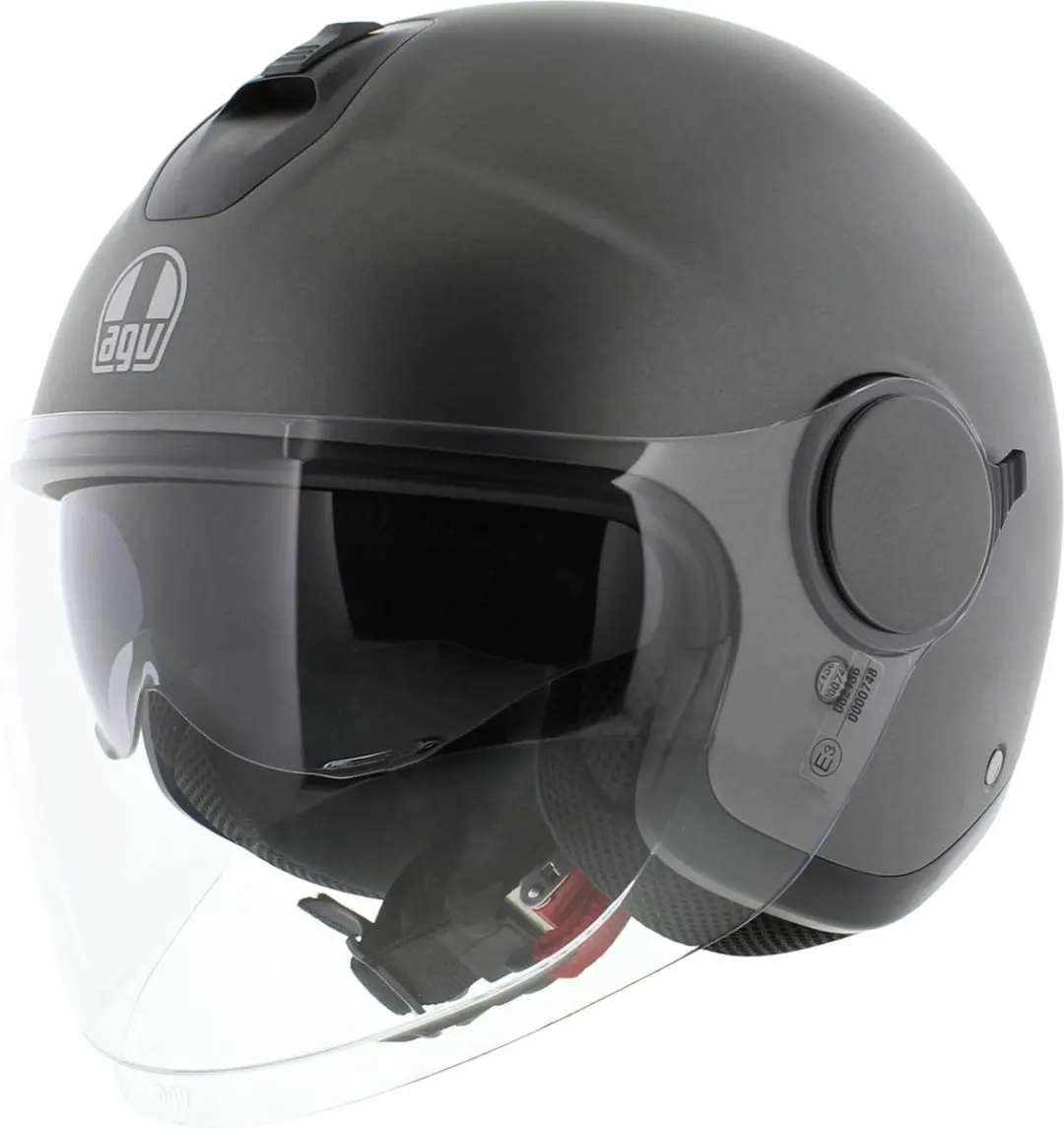 AGV Eteres Jethelm Asfalto mat grijs