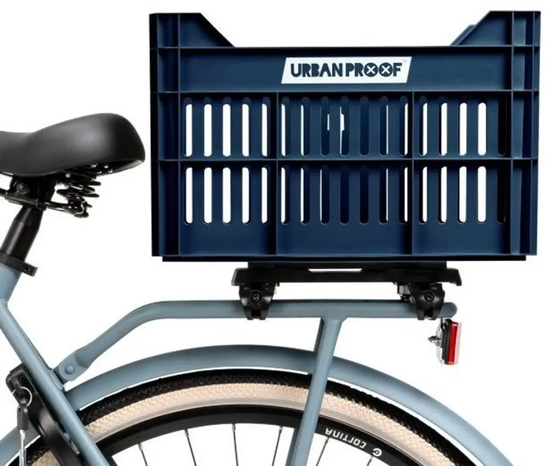 URBAN PROOF Click 30L Fietskrat - Donkerblauw - afbeelding 2 van 6